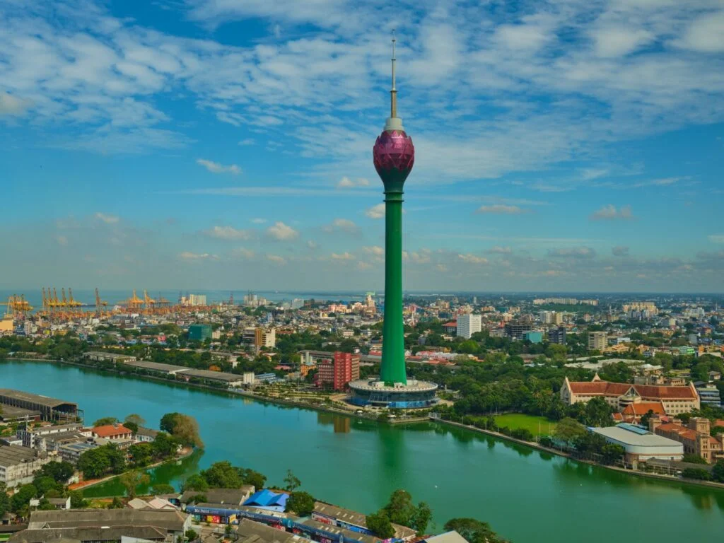 Colombo cityscape in Sri Lanka